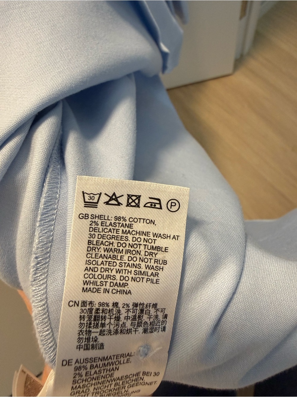 Reiss Sally Light Blue Midi Shirt Dress with Statement Waist - Picture 7 of 9